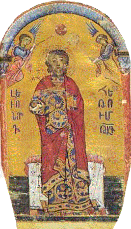 Lon III d'Armnie - par Toros Roslin - 1250 - Matenadaran (Ms. 8321)